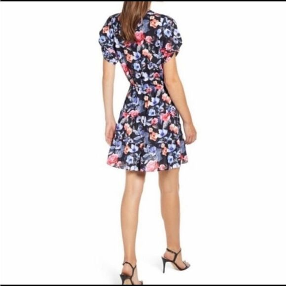 Rebecca Minkoff Aston Floral Button Up Dress NWT Size L - Picture 2 of 16